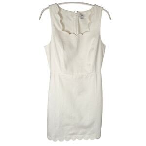 J. Crew Factory Scalloped Basketweave Size 2